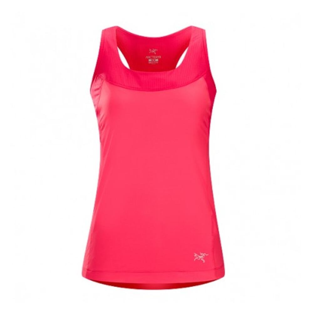 Arc'teryx Cita Tank Top Racerback Keyhole Back Unpaded Bra Pink Small